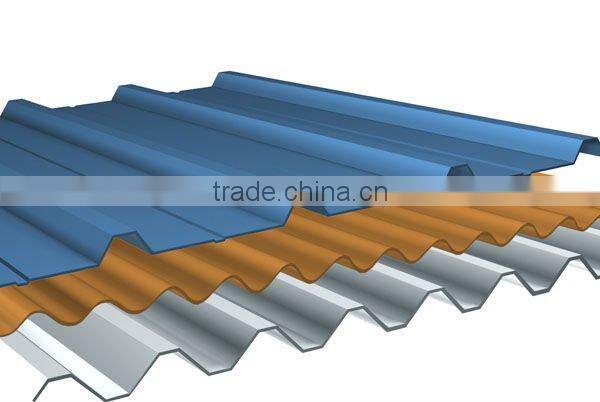 Hot dip galvanized corrugated steel sheet