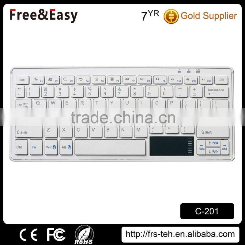 2.4G Mini Wireless Interface Type Touch bluetooth 3.0 keyboard for android