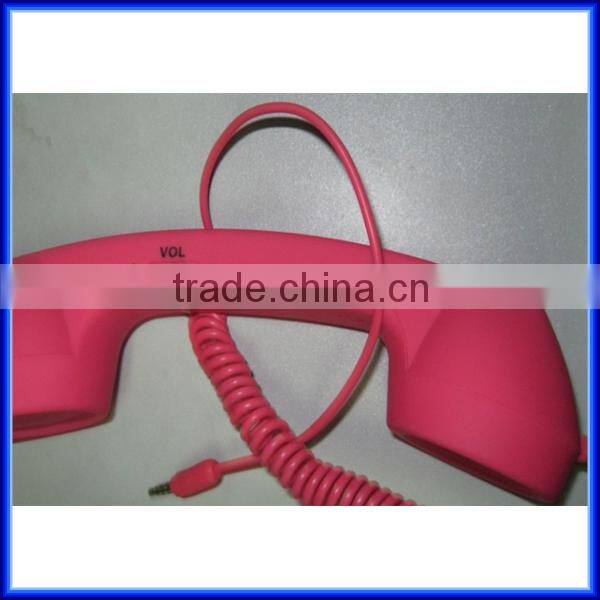 High quality Retro Mobile Phone Handset, Universal retro plastic telephone handset