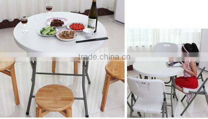 Plastic Small Folding Furniture-Restaurant/Outdoor Round Dining Table