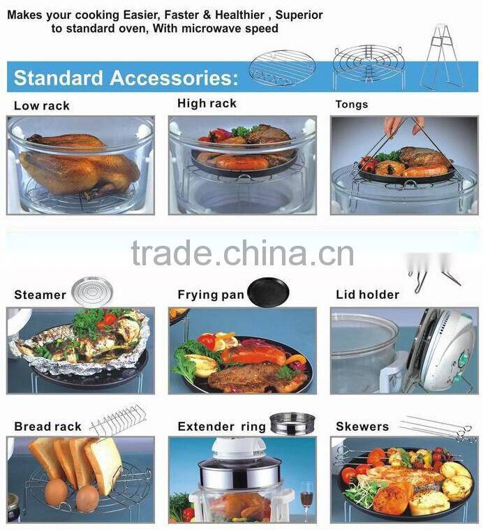 Mini oven with glass for family