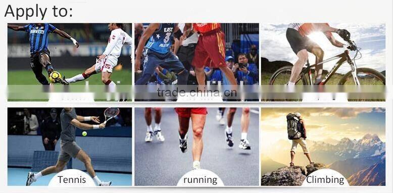 sports adjustable knitted silicon knee brace pad best selling product in europe