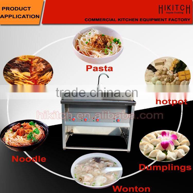 4+1 free standing cooking equipment electric pasta cooker with steamer