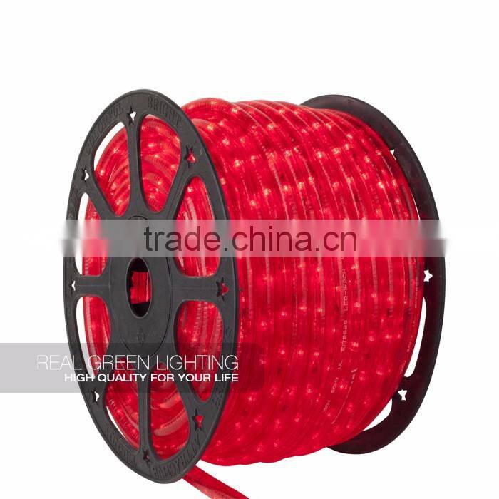 Outdoor Waterproof IP68 Red 12V LED Rope Light