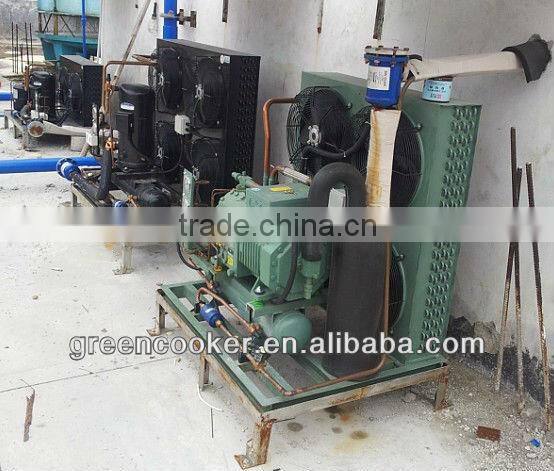 supermarket food display freezer equipment with remote compressor