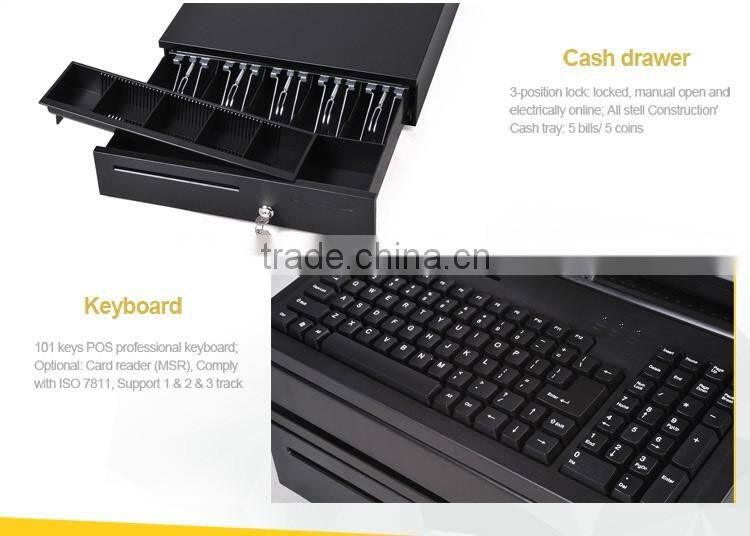 New arrival All in one Pos system with 58 mm printer