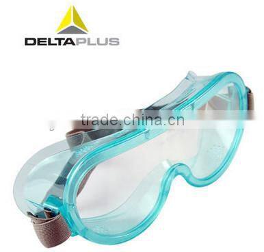 Deltaplus Clear Polycarbonate Goggles Ventilation Elastic Strap safety glasses