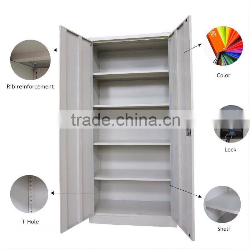 2 door metal book almirah design