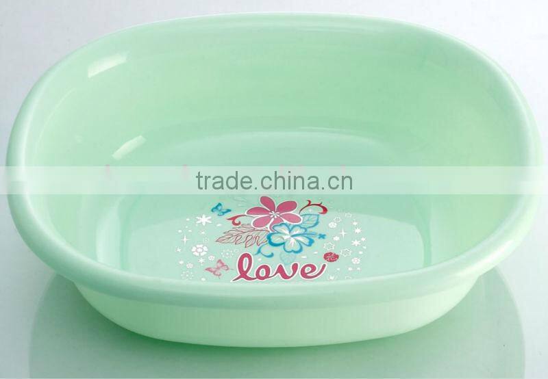 wholesale high grade small size plastic rectangular basin cup ,palstic wash basin ,plastic foot basin