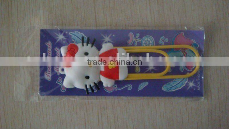 custom cheap cartoon plastic bookmark