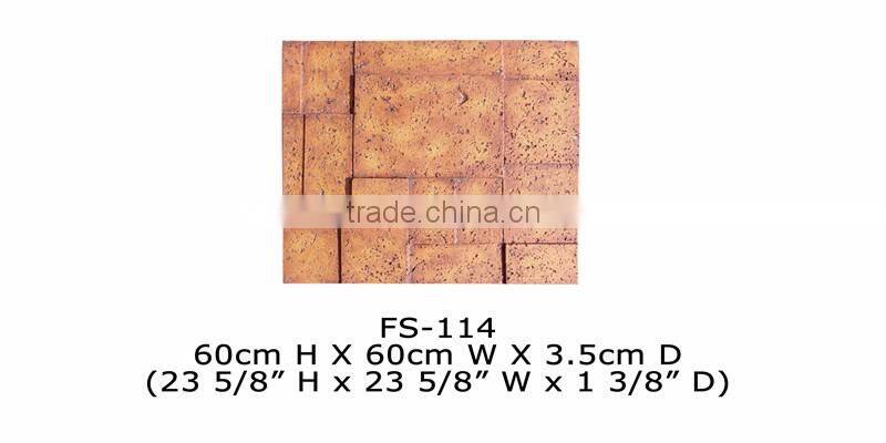 Polyurethane High Quality beautiful decorative pu stone panel