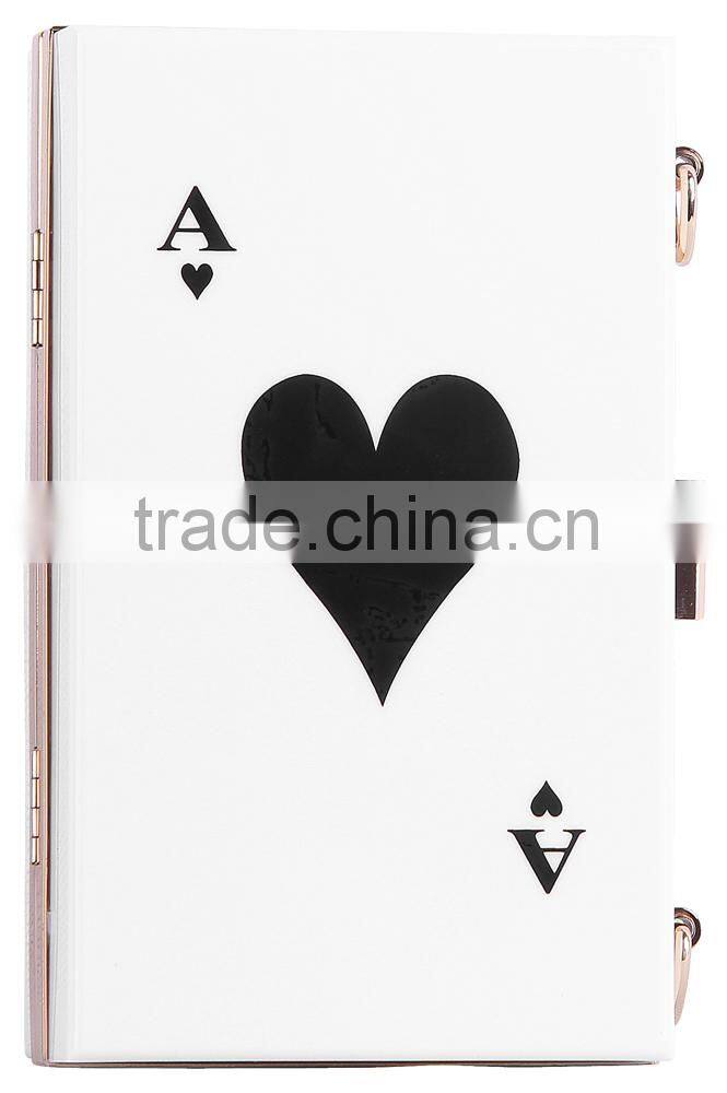 NOBLE LADIES FASHION CHAIN STRAP CROSS BODY A POCKER CLUTCH EVENING BAG