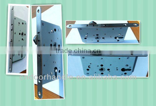 High security standard sliding door mortise lock body
