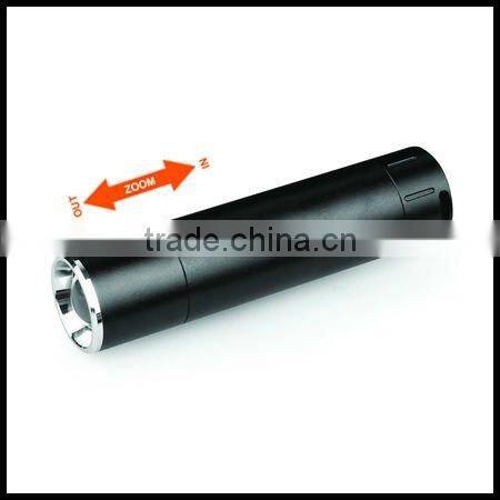 Cheap Zoom Aluminum LED FlashLight Torch