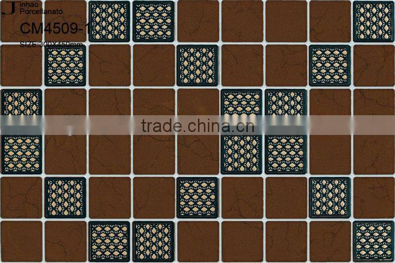 Bathroom decorative mosaic glass tiles
