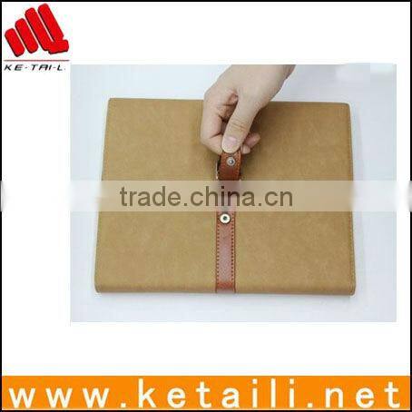 Luxury Button Belt Smart Leather W/Stand Case Cover For The iPad 2 3 4 Brown SS