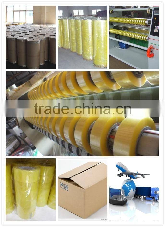 Wholesales cheap water-proof BOPP brown printed packing adhesive tape