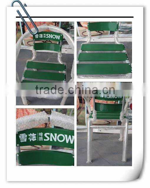 modern outdoor aluminium bar arm hotel chair YC002