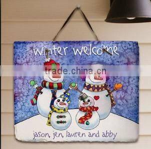 Eco-friendly designed carved slate wall decoration mural artist