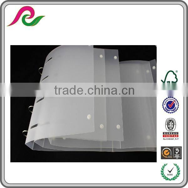 2016 new arrival PP folder A4 plastic file folder
