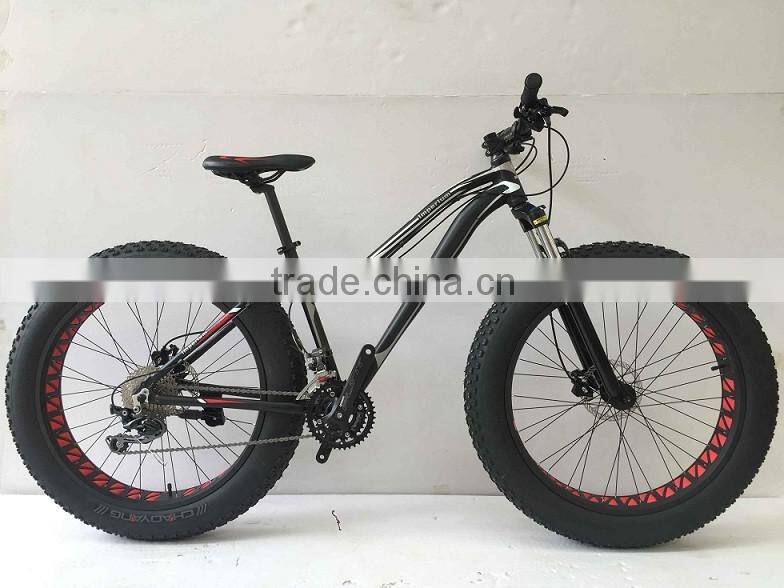 26 inch 30 speed aluminum fat bike hub alloy big tyre bike