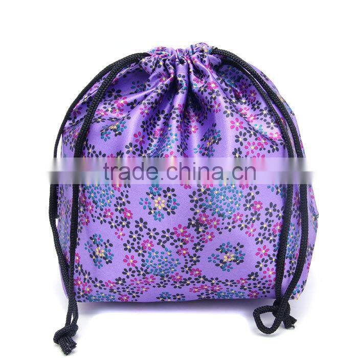 Fashionable women customized promotional drawstring bag