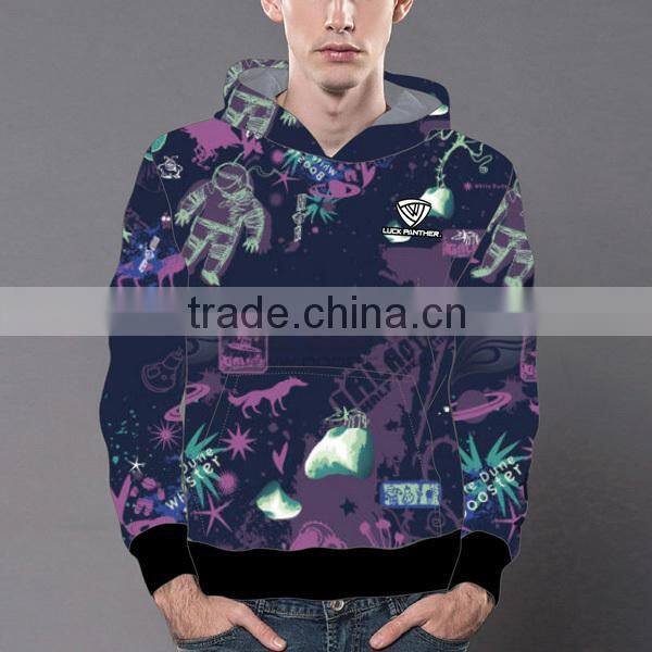 High Quality Sublimation New Plus Size Men's Custom Hoodies