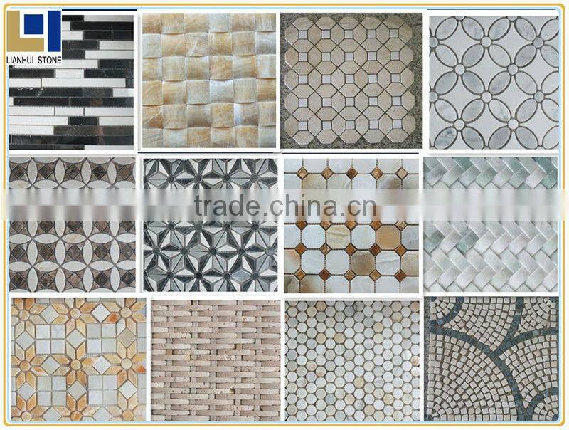 The fashion custom-made medallion Floor marble tile pattern