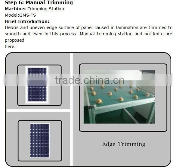 whole production line make solar module