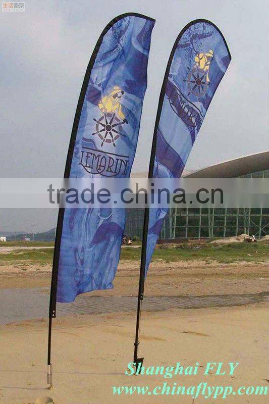 feather banner beach flags,beach flag material