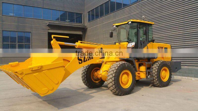 High Performance SZM939 Wheel Loader with New Design Engine Cover
