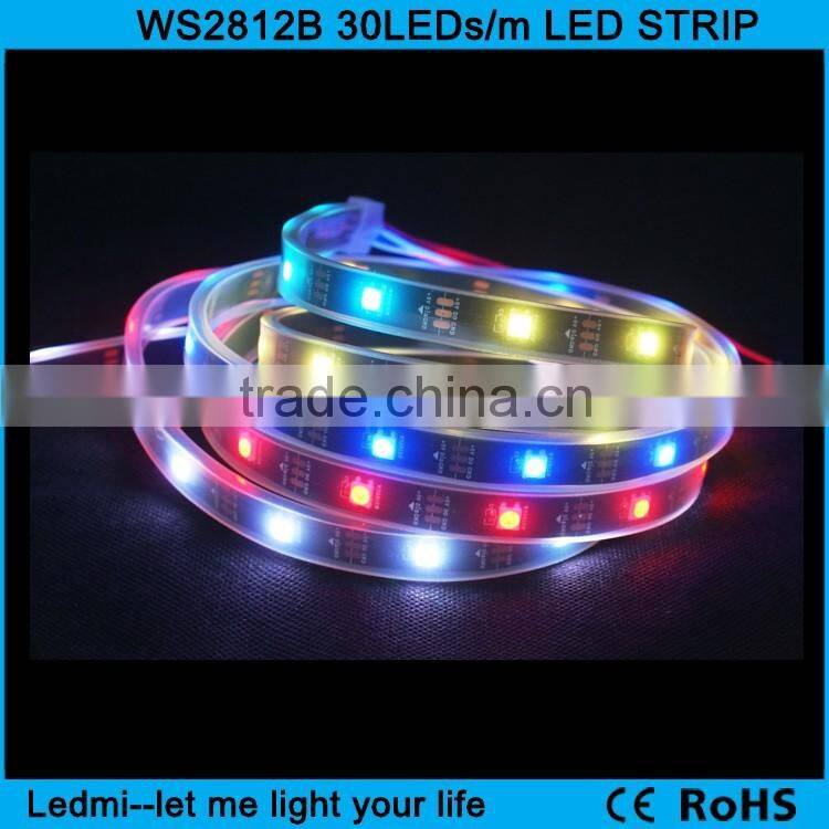 5m/roll 5v smd5050 rgb led strip ws2811 ws2812b addressable led strip