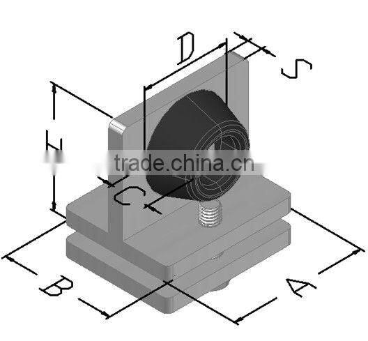 iron meeting point for folding door