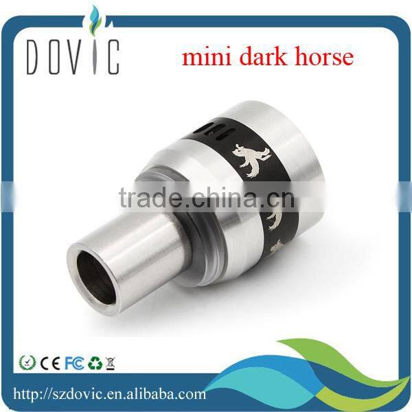 Mini Dark horse rda carbon fiber dark horse rda/turbo rda hot sale in USA market