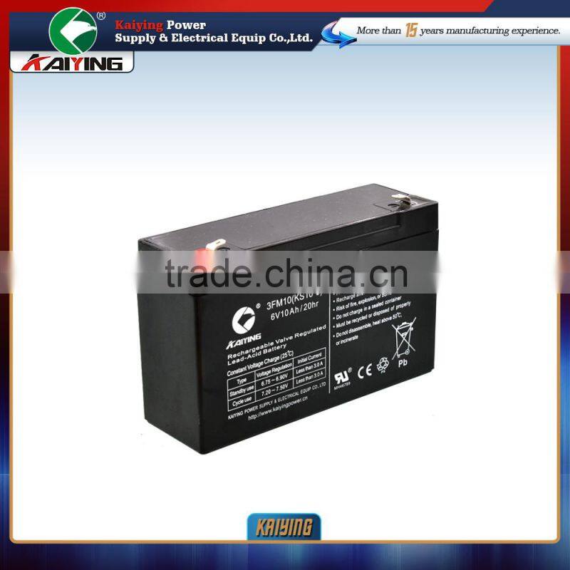 6V10Ah Rechargeable Battery Sealed Lead Acid Battery with Excellent Quality