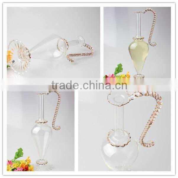 china factory cheap price hot sale clear pyrex decorative custom unique design wholesale glass flower vase/flower receptacle