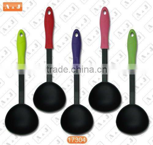 6 PCS Nylon Kitchen Tools Set with Red Handle