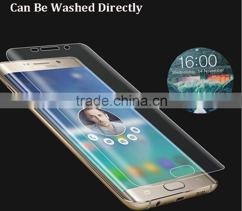 3D Full Curved PET Screen Protector For Samsung Galaxy S7 Edge flim,3D Round Toughed Film Screen for S7 for samsung s7 tpu film