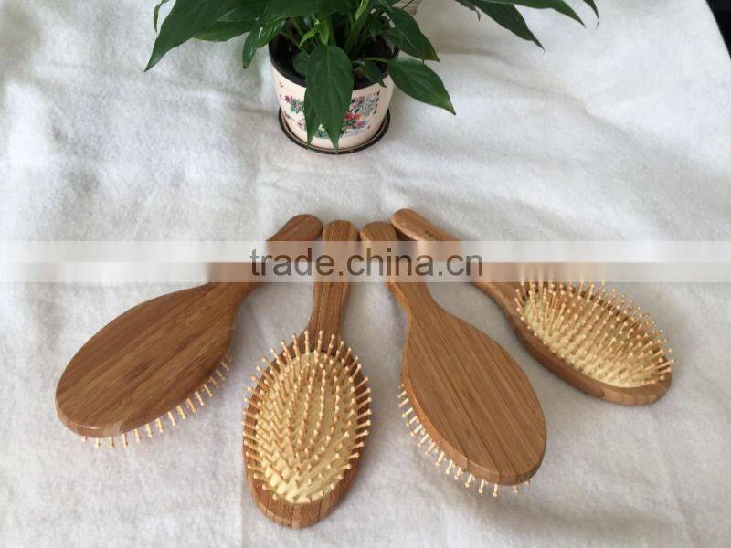 professional bamboo hair brush/hair comb massage brush