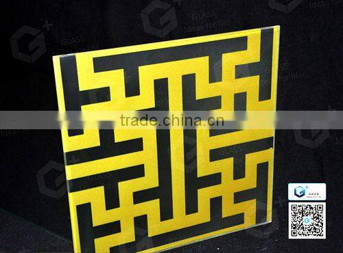 Curving skylight roof glass, ceramic digital print pictures, durable ceramic ink