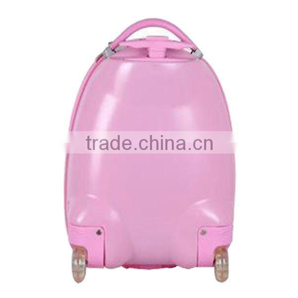 2014 china factory kitty cartoon image trolley school bag,kids travel trolley bag