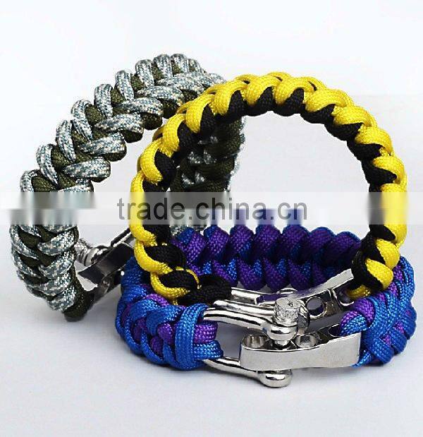 survival bracelet with lighter