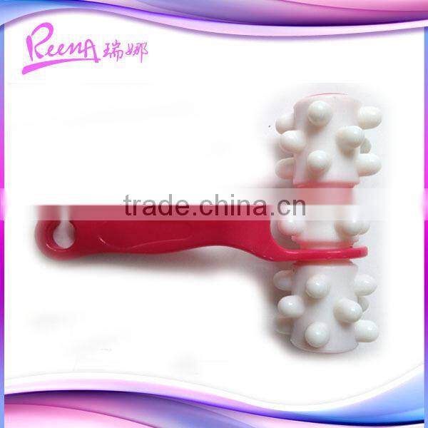 Acupressure Plastic Hand Roller With Handle body personal massager