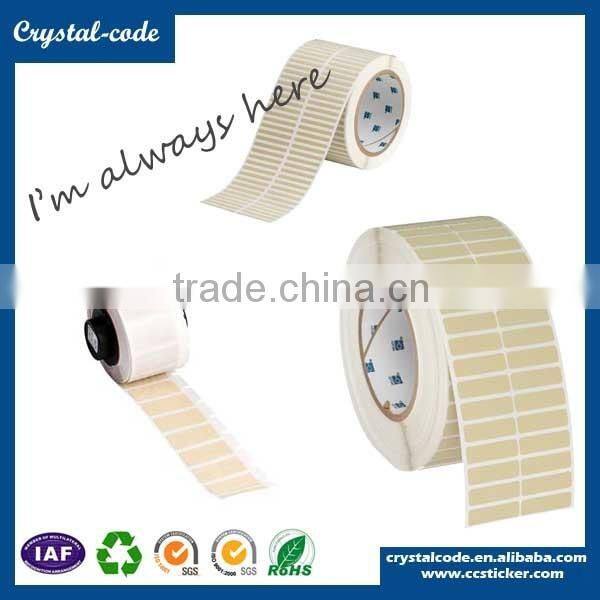 Water resistant RFID custom sticker electronic label