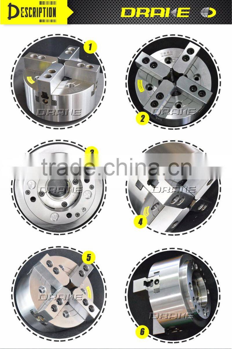 4 jaw through-hole hydraulic automatic lathe chucks for compact automatic cnc lathe