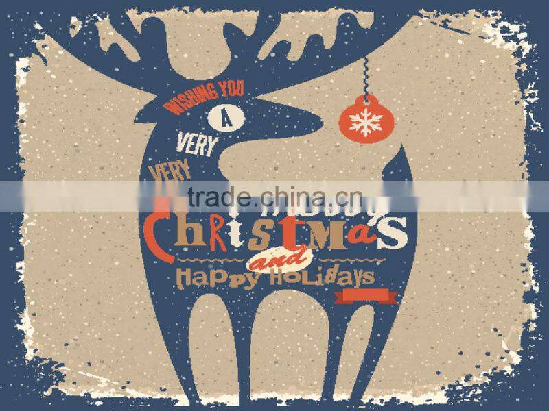 Christmas series custom anti slip shower mats