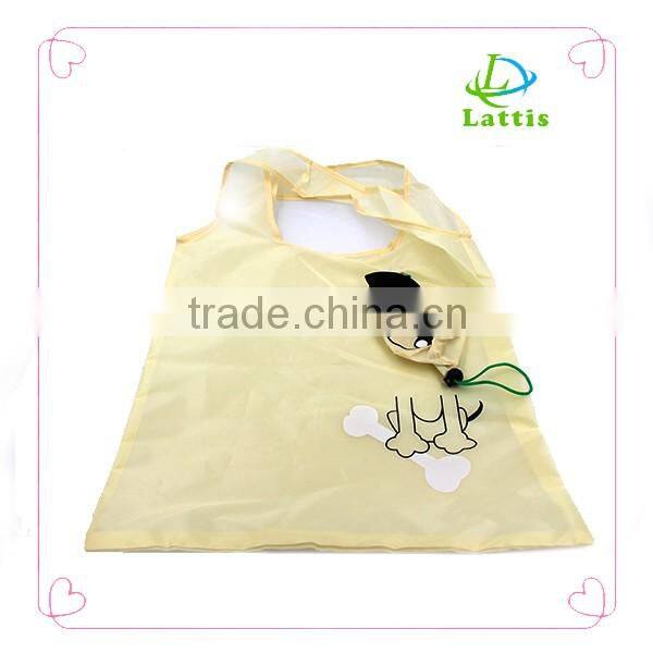 Customized Sublimation Printing Polyester Folding Shopping Bag gift for kids/girl