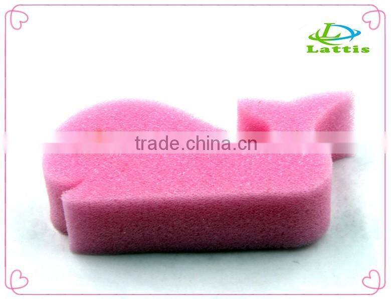 hot sale factory price massage exfoliating shower sponge body rubbing fruit shaped bath sponge for kids