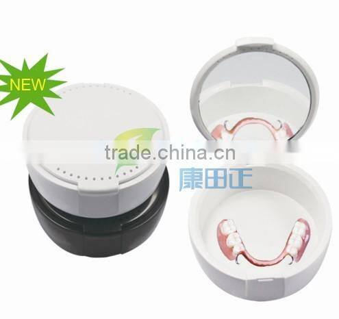 hot sale denture boxes with mirror/retainer boxes with mirror,two kinds