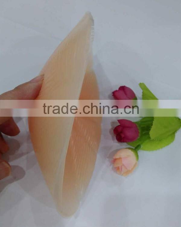 New style triangle shape super breathable silicone fake breast for mastectomy breast cancer woman good helper false boobs